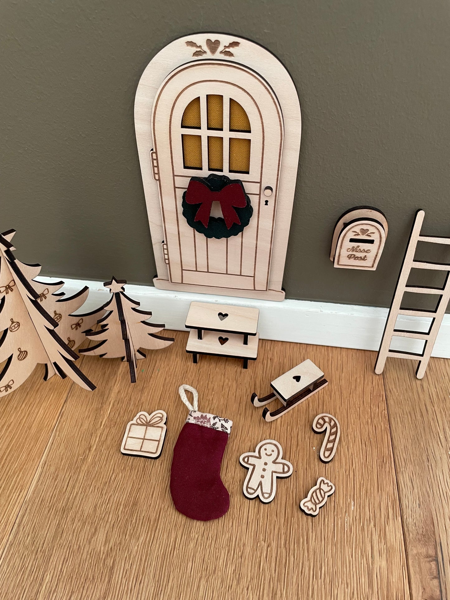 Nissedør - komplet sæt